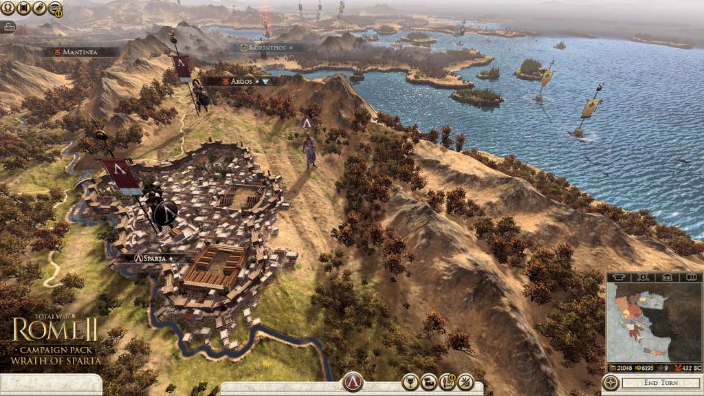 Total War: ROME II - Wrath Of Sparta DLC RU VPN Activated Steam CD Key
