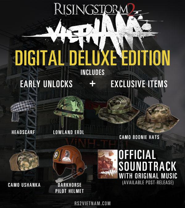 Rising Storm 2: Vietnam - Digital Deluxe Edition Upgrade DLC RU Steam CD Key