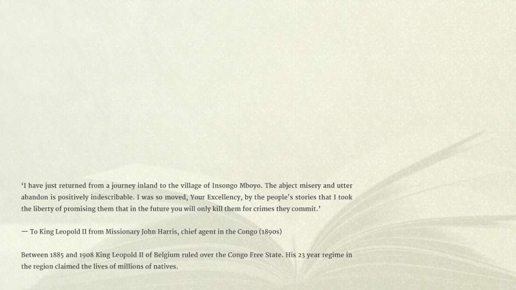 Unheard Screams - King Leopold II rule over the Congo - 4. kép - Steam játékok kategória