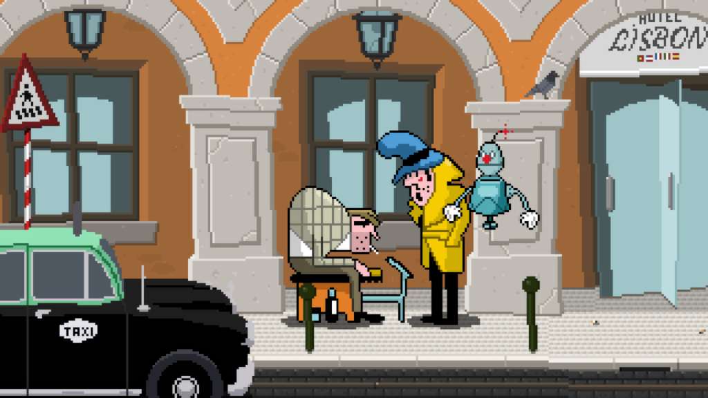 Detective Case And Clown Bot In: Murder In The Hotel Lisbon Steam CD Key