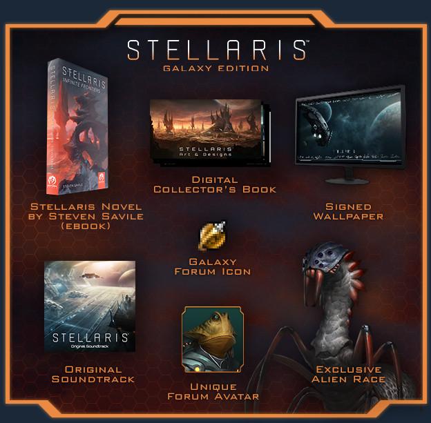 Stellaris - Galaxy Edition Upgrade Pack DLC Steam CD Key