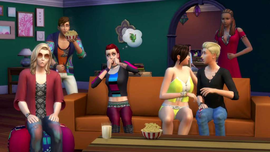 The Sims 4 - Movie Hangout Stuff DLC EU Origin CD Key