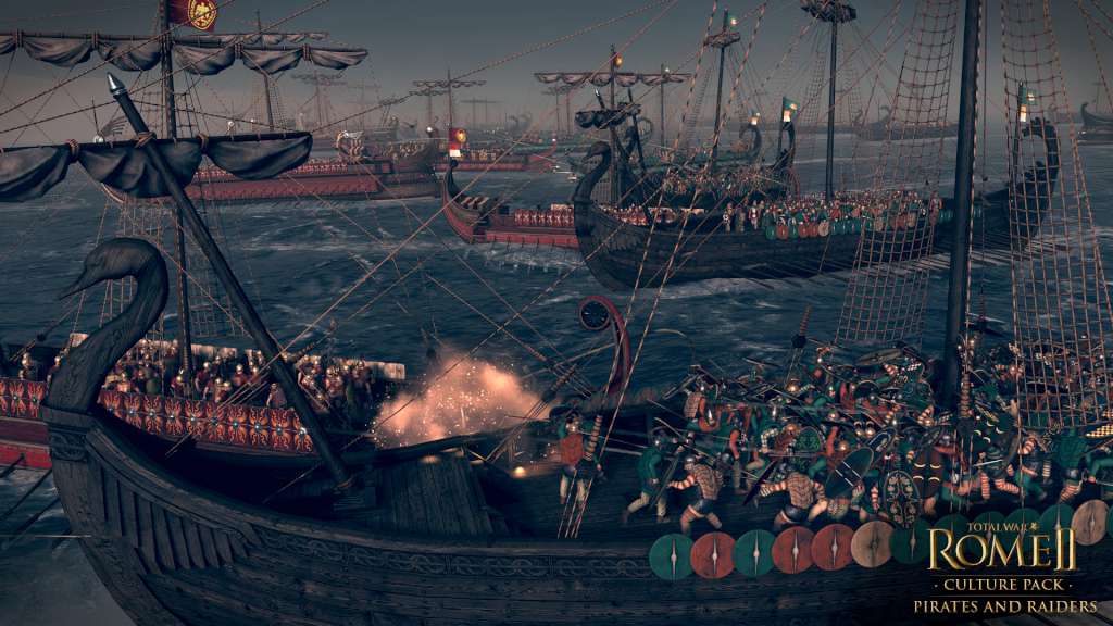 Total War: ROME II - Pirates And Raiders DLC EU Steam CD Key