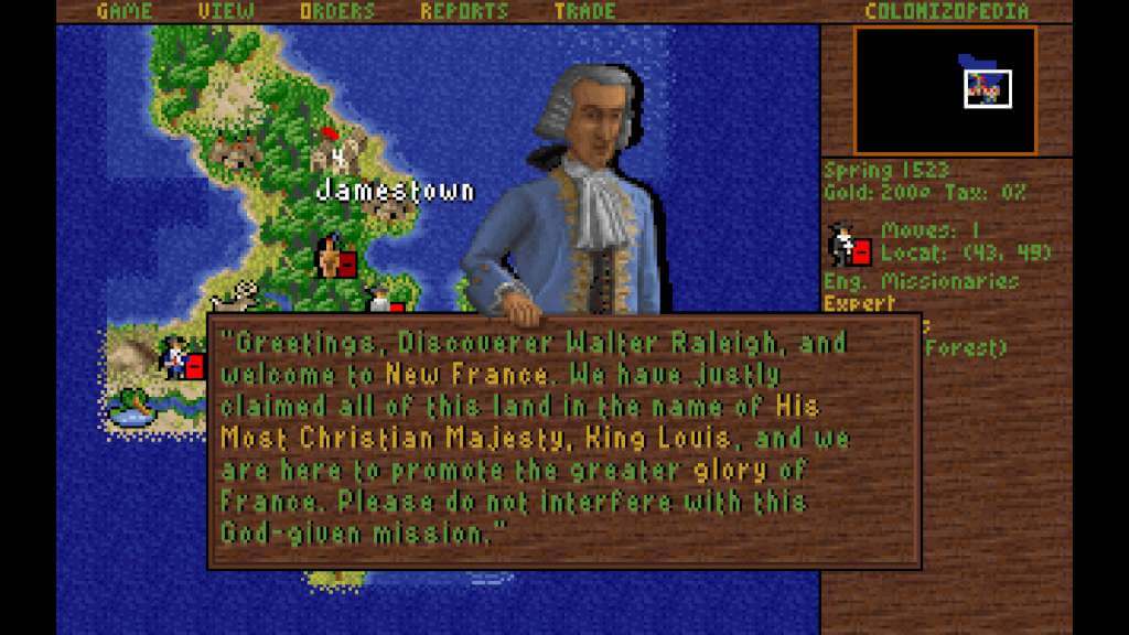 Sid Meier's Colonization (Classic) Steam CD Key