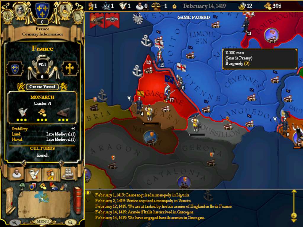 For The Glory: A Europa Universalis Game Steam CD Key