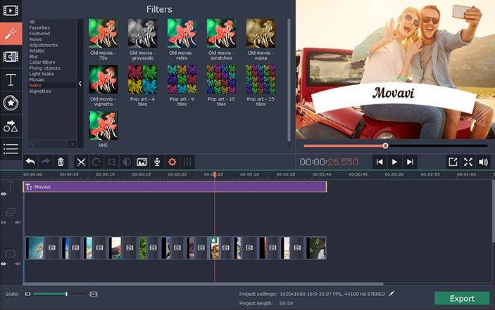 Movavi Video Editor Plus For Mac 15 Key (Lifetime / 1 Mac)