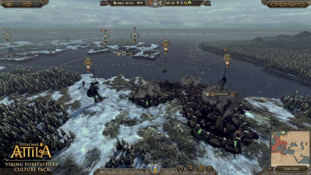 Total War: ATTILA - Viking Forefathers Culture Pack DLC EU Steam CD Key