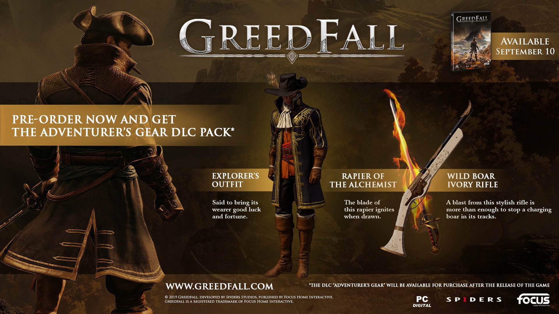 GreedFall Gold Edition EU XBOX One CD Key