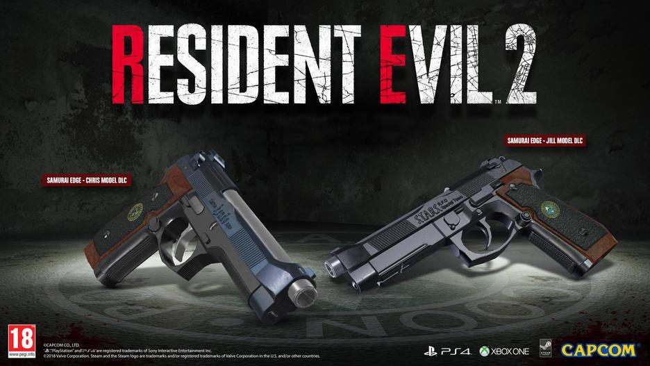 RESIDENT EVIL 2 / BIOHAZARD RE:2 - Deluxe Weapon Samurai Edge - Chris & Jill Model Bundle DLC US PS4 CD Key