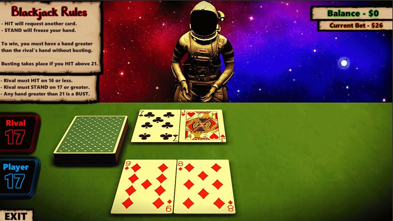 Blackjack In Space Steam CD Key