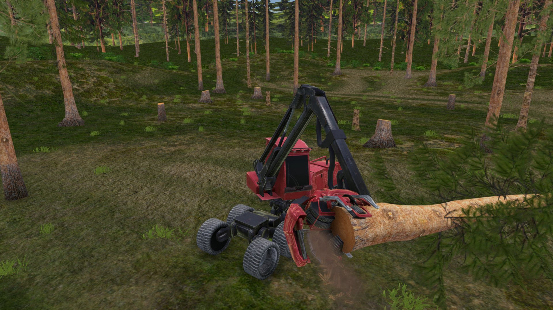 The forest ключ стим. Harvester игра. Forest Harvester Simulator. Харвестер игрушка.