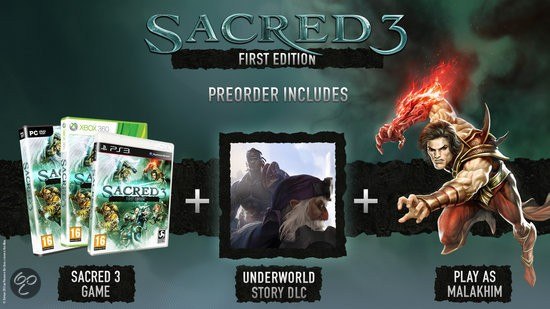 Sacred 3 First Edition EN/DE/FR/ES Steam CD Key