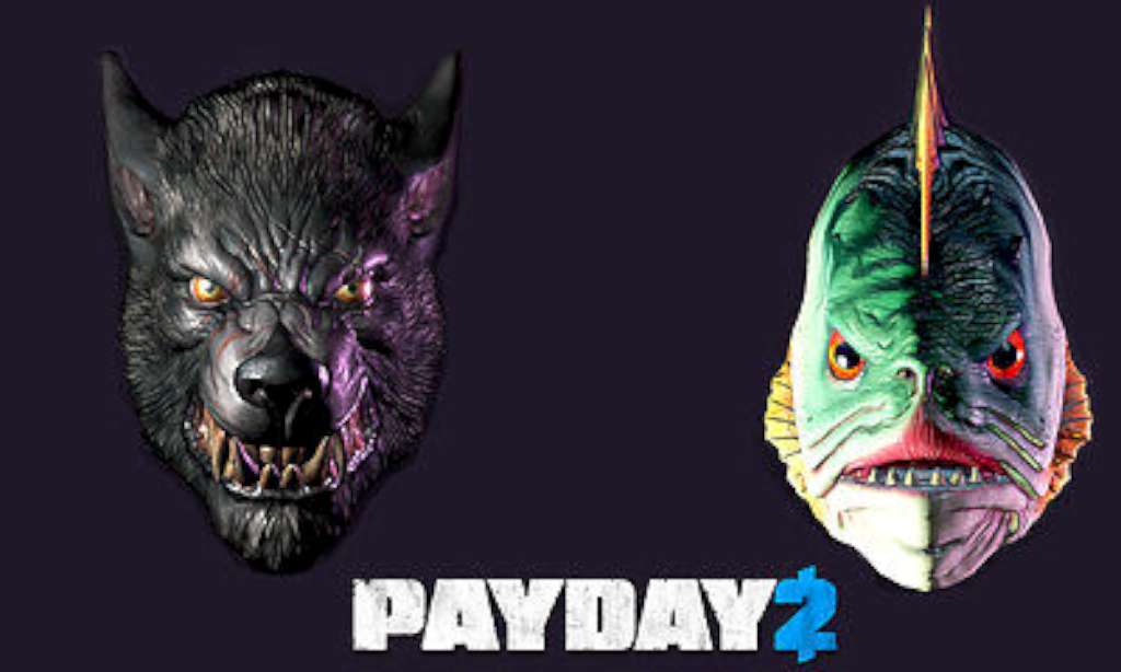 PAYDAY 2 - Lycanwulf And The One Below Masks DLC Steam CD Key