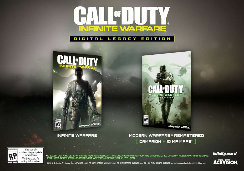 Call Of Duty: Infinite Warfare Legacy Edition EU Steam CD Key