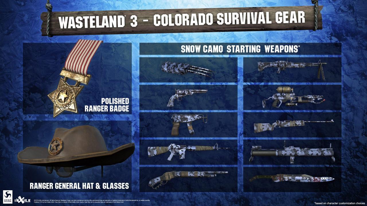 Wasteland 3 - Colorado Survival Gear DLC EU Steam CD Key