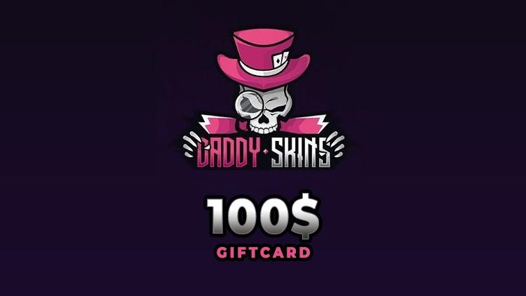 DaddySkins 100 USD Gift Card
