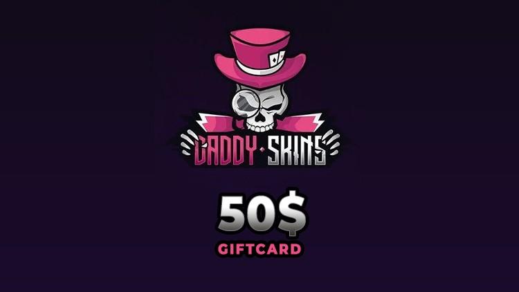 DaddySkins 50 USD Gift Card