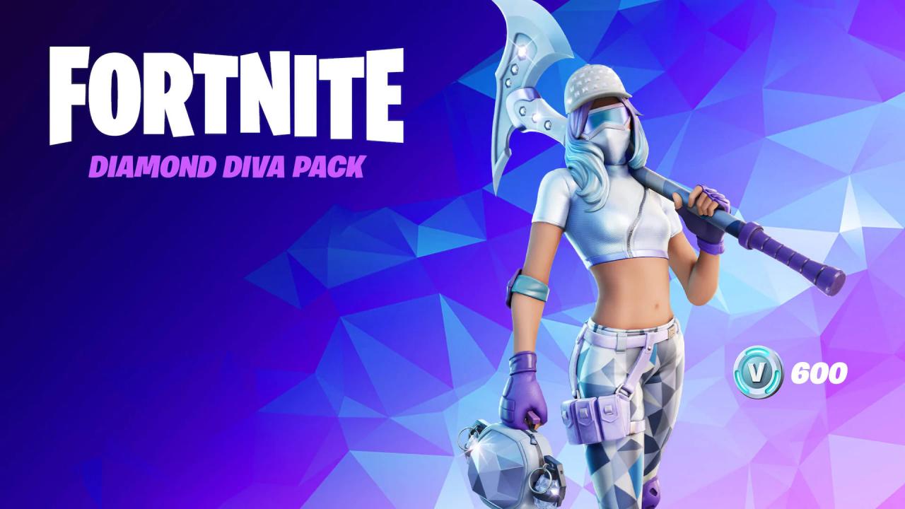 Fortnite - The Diamond Diva Pack DLC US XBOX One / Xbox Series X,S CD Key