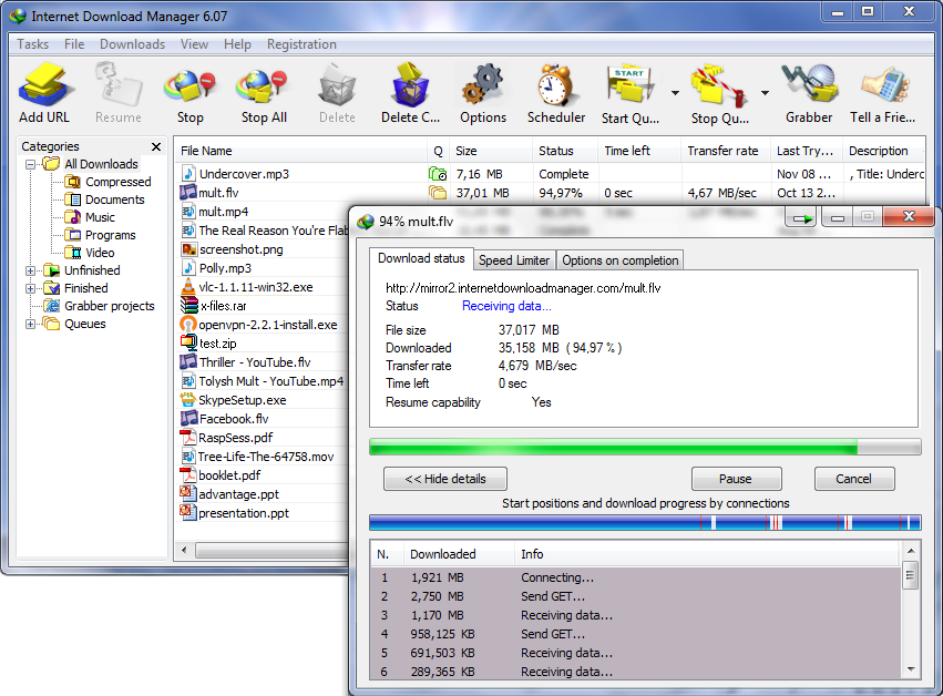Internet Download Manager Key (Lifetime License / 1 PC)