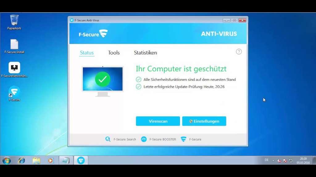 F-Secure Anti-Virus 2023 EU Key (3 Years / 1 PC)