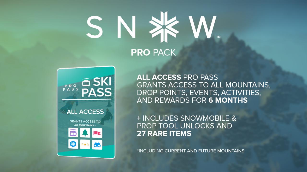 SNOW - Pro Pack DLC NA Steam CD Key