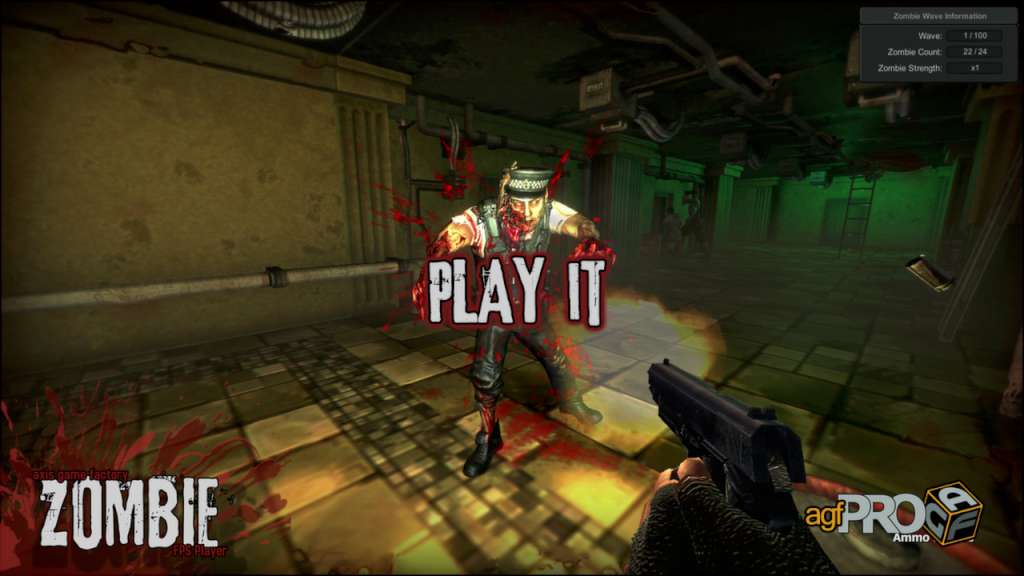 Axis Game Factory's AGFPRO Zombie FPS Player DLC Steam CD Key