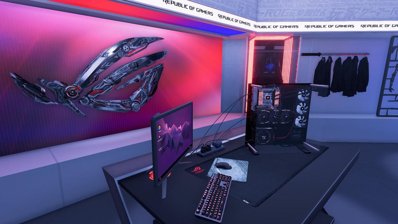 PC Building Simulator - Republic Of Gamers Workshop DLC EU Steam CD Key