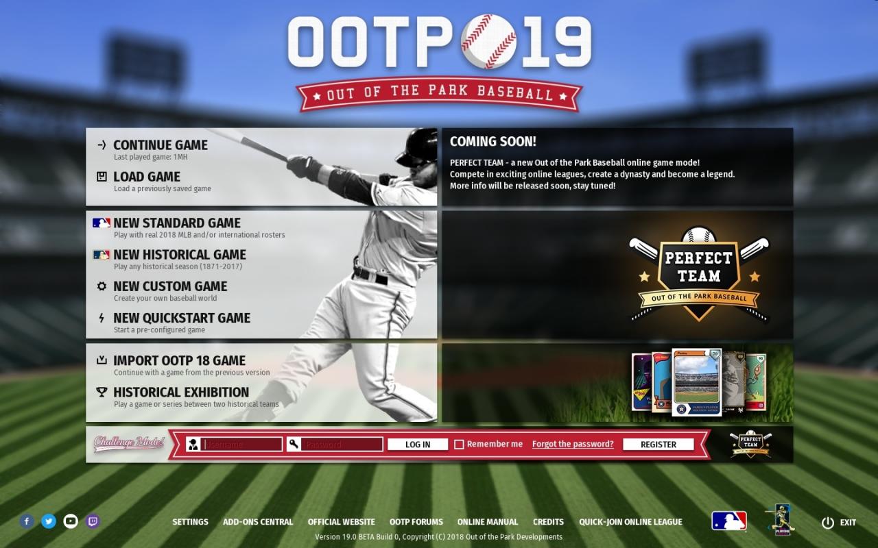 Out Of The Park Baseball 19 Steam CD Key
