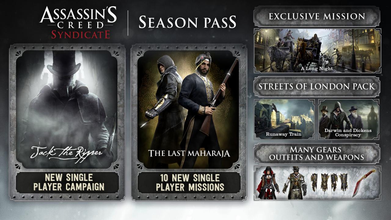 Assassin's Creed Syndicate - Season Pass EU Ubisoft Connect CD Key