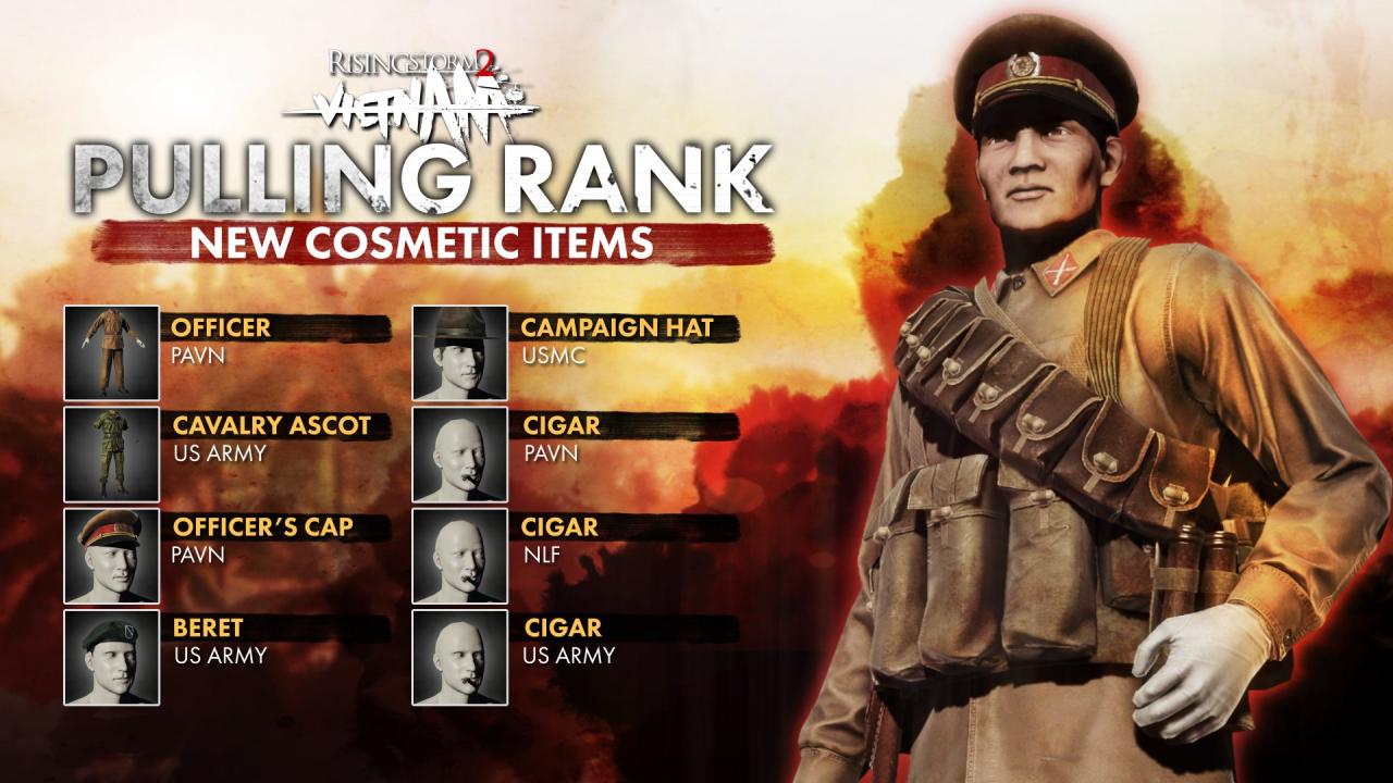 Rising Storm 2: Vietnam - Pulling Rank Cosmetic DLC Steam CD Key