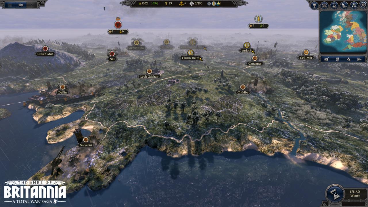 Total War Saga: Thrones Of Britannia RU VPN Activated Steam CD Key