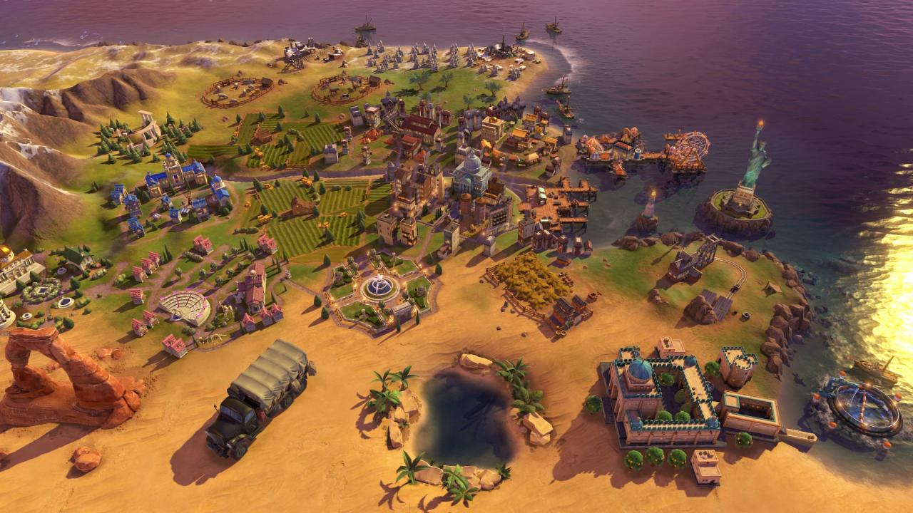 Sid Meier’s Civilization VI + Rise And Fall DLC EU Steam CD Key