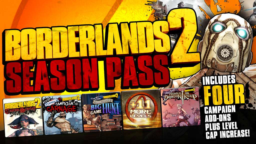 Borderlands 2 - Season Pass EU Steam CD Key
