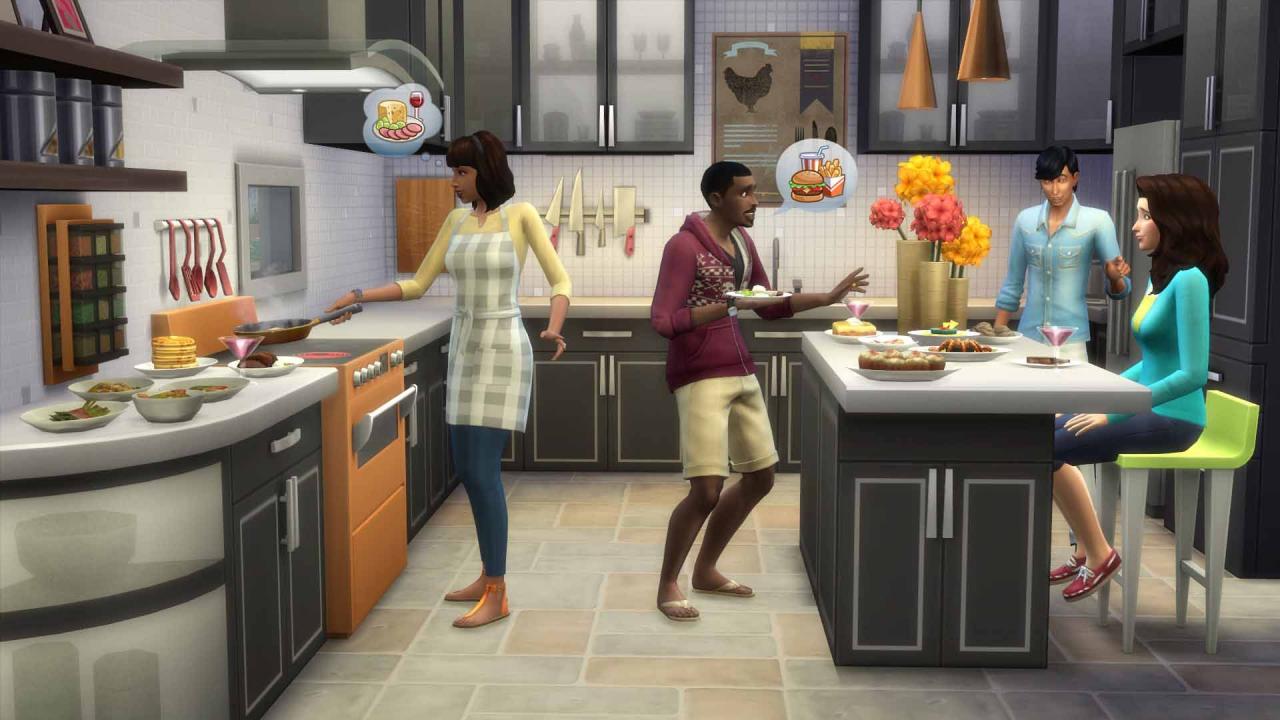 The Sims 4 - Get to Work DLC + Dine Out DLC + Cool Kitchen Stuff DLC Bundle XBOX One