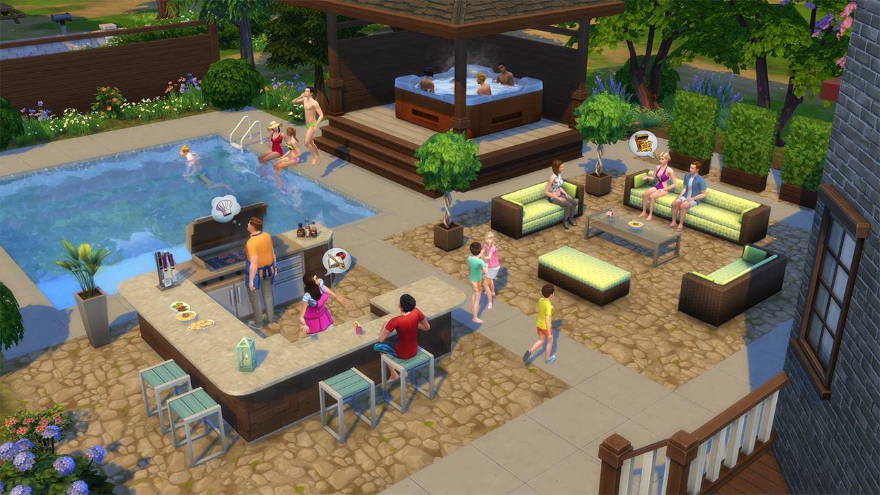 The Sims 4 + Luxury Party + Perfect Patio Stuff Origin CD Key