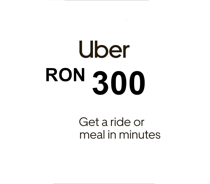 

Uber 300 RON RO Gift Card