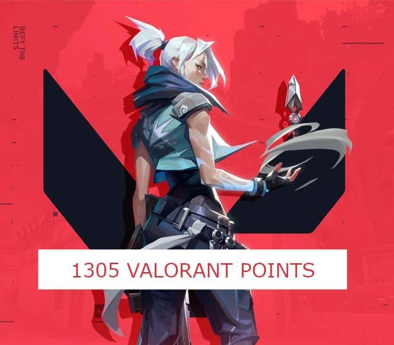 

VALORANT - 1305 Valorant Points Gift Card BR