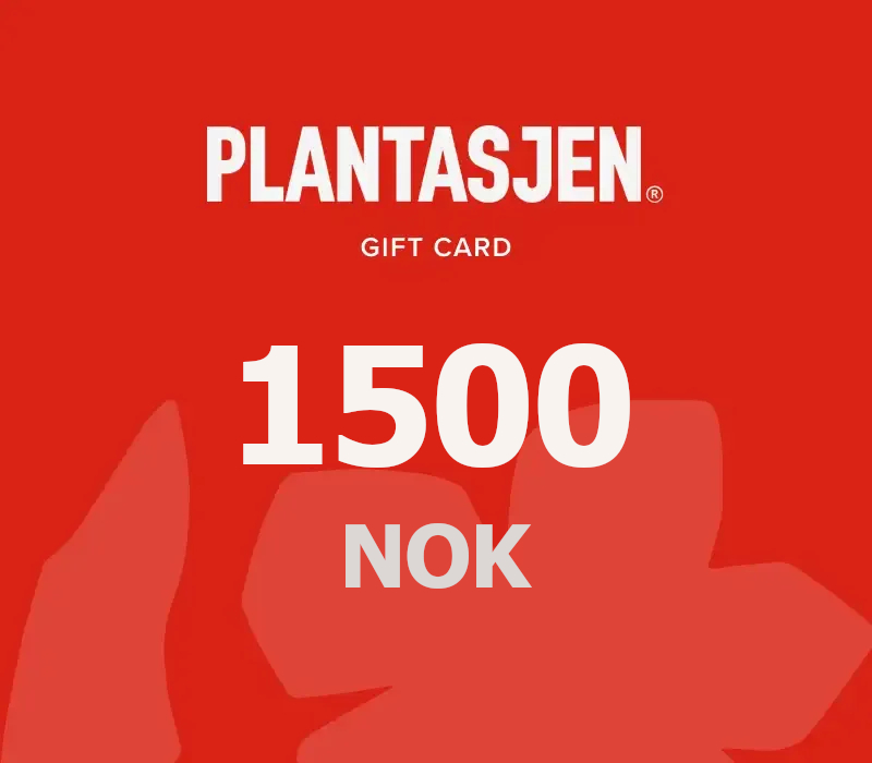 Plantasjen 1500 NOK Gift Card NO