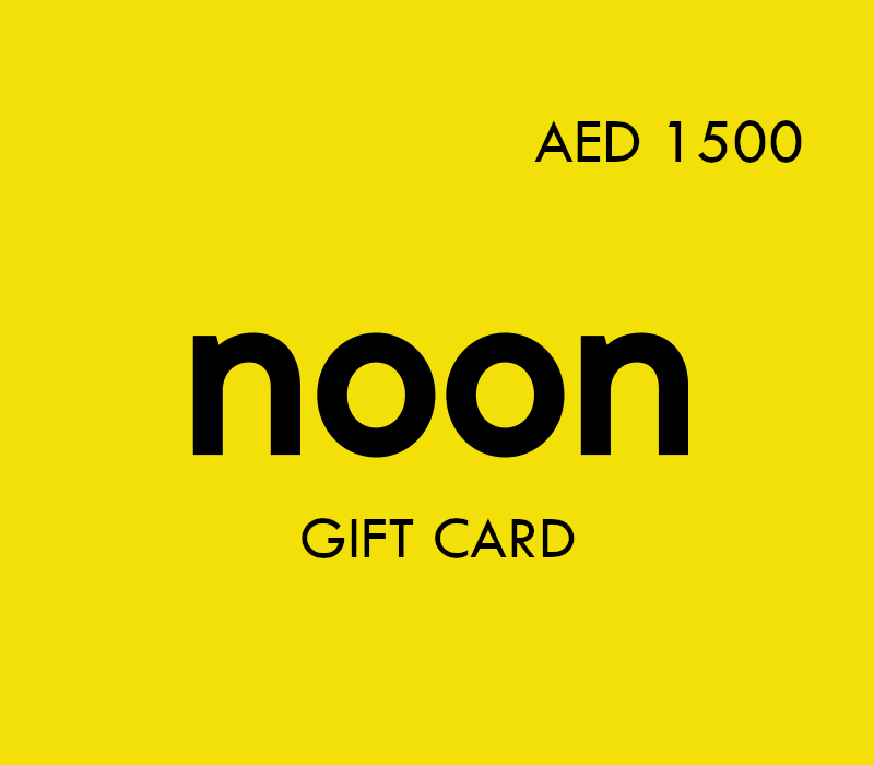 

noon AED 1500 Gift Card AE