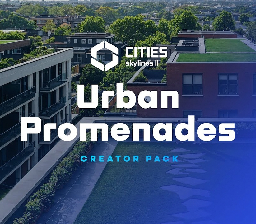 Cities: Skylines II - Creator Pack: Urban Promenades DLC PC Steam CD Key