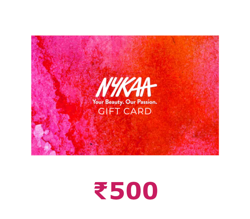 

Nykaa ₹500 Gift Card IN