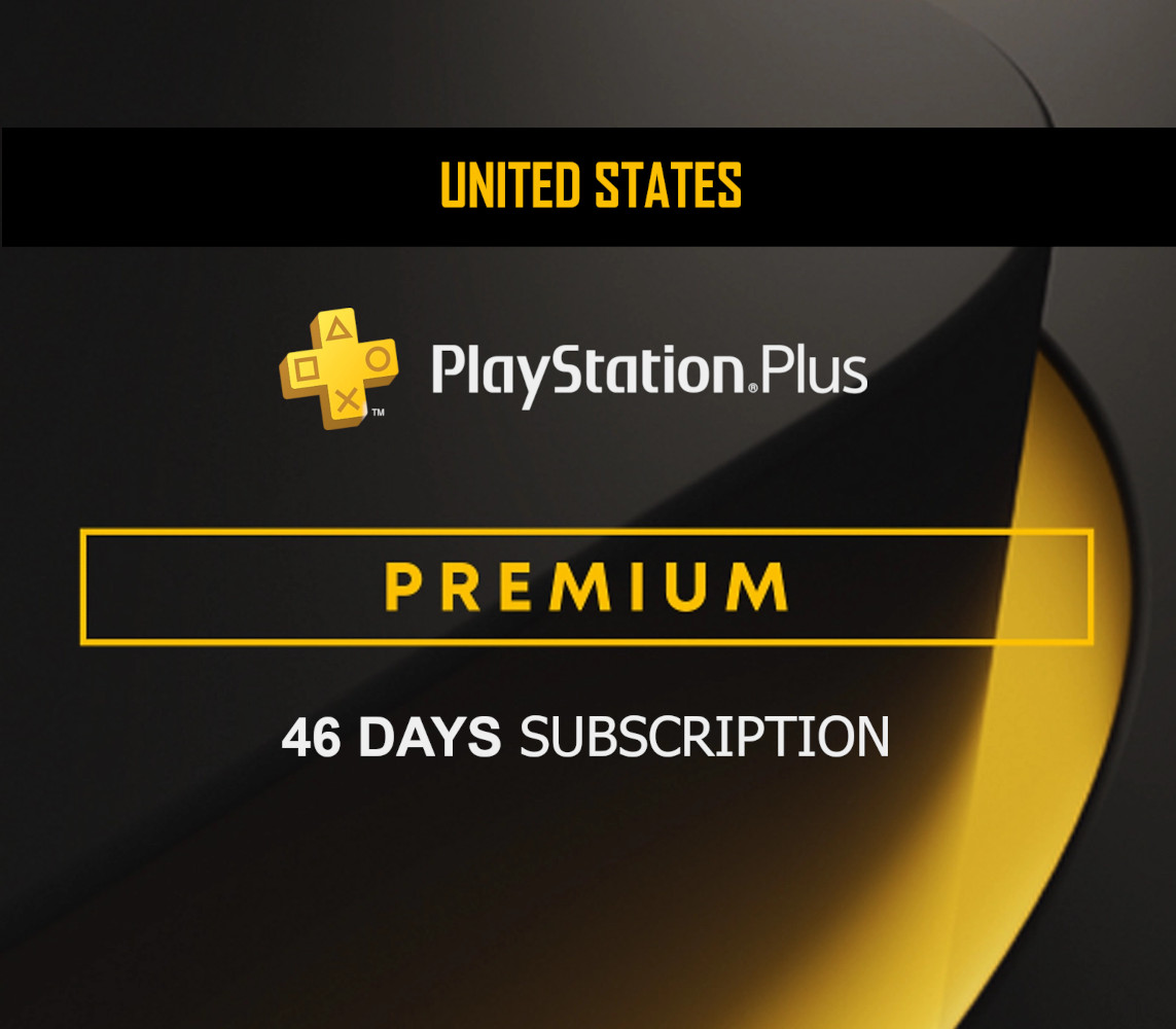 PlayStation Plus Premium 46 Days Subscription US