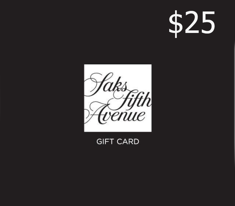 

Saks Fifth Avenue $25 Gift Card US