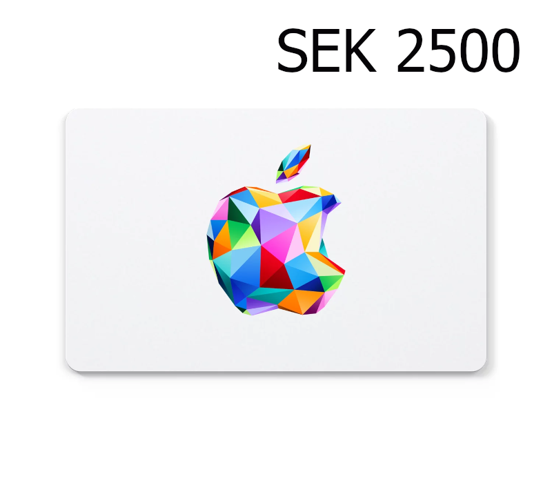 

Apple 2500 SEK Gift Card SE