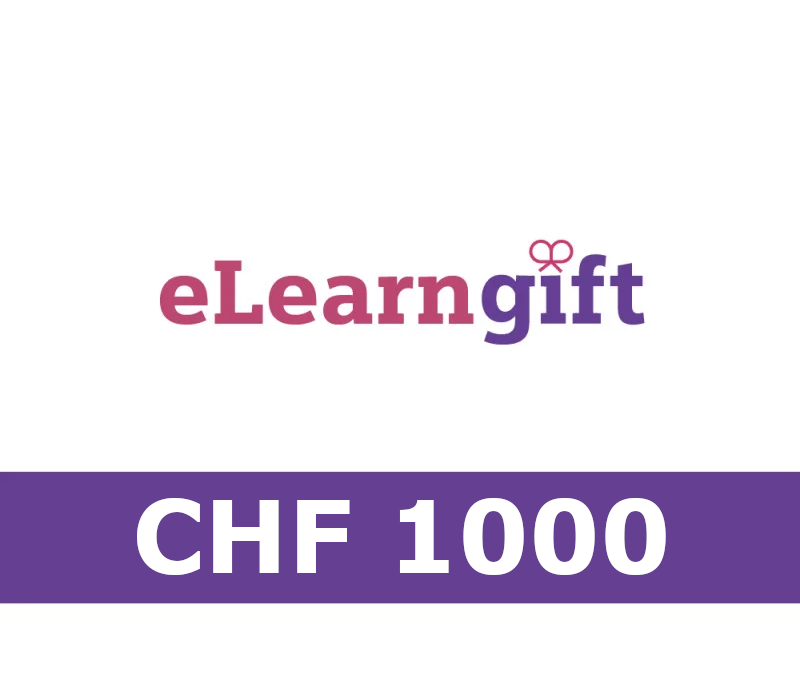 

eLearnGift 1000 CHF Gift Card CH