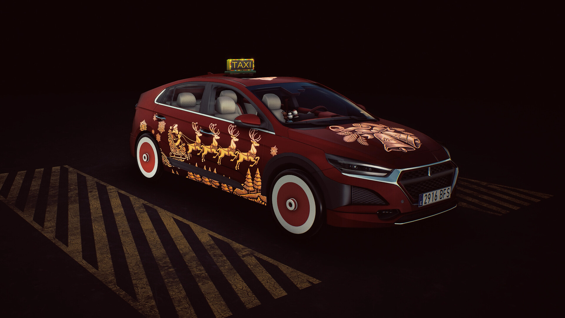 Taxi Life: A City Driving Simulator - Christmas Cosmetic Pack DLC PC Steam