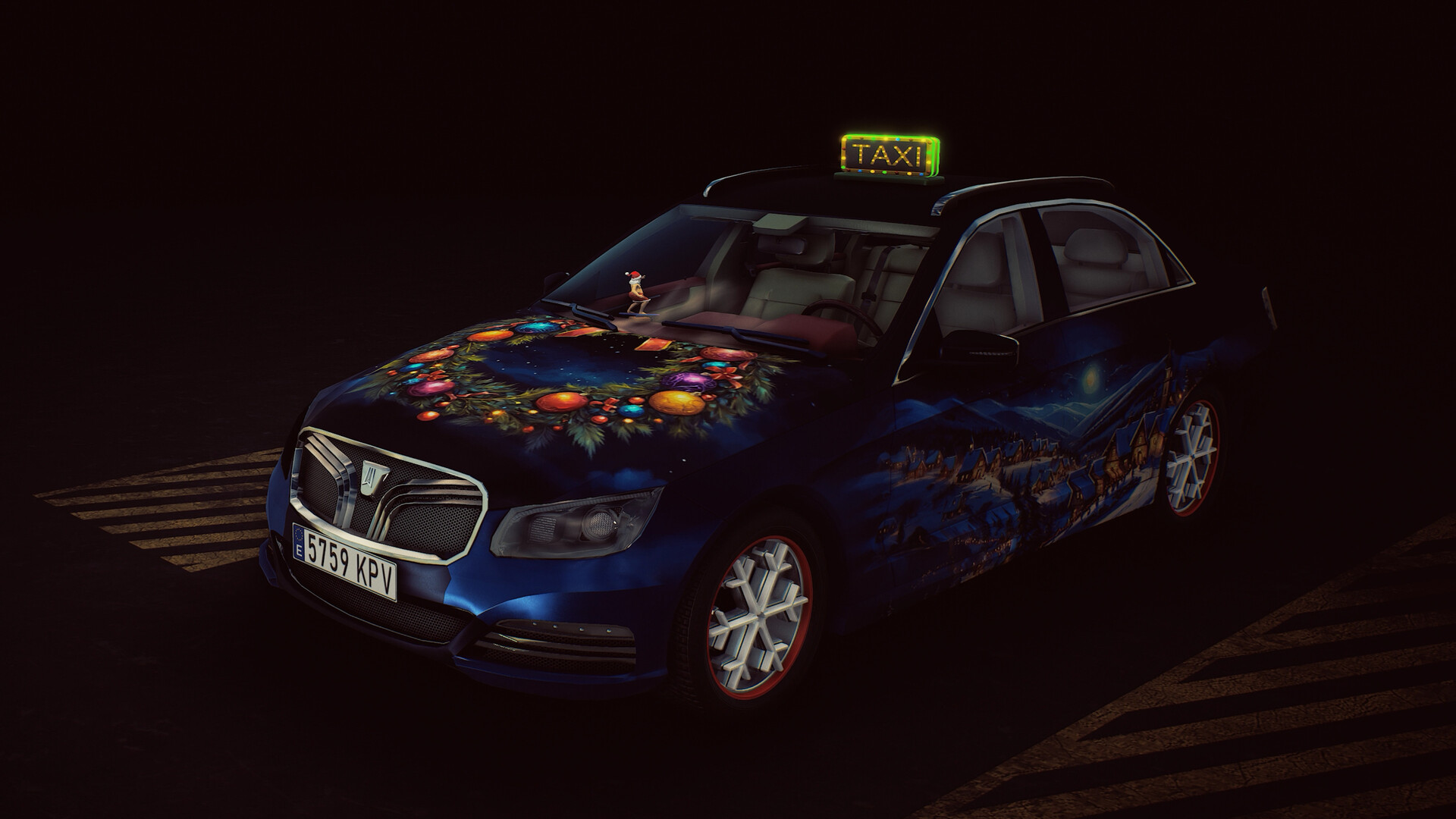 Taxi Life: A City Driving Simulator - Christmas Cosmetic Pack DLC PC Steam