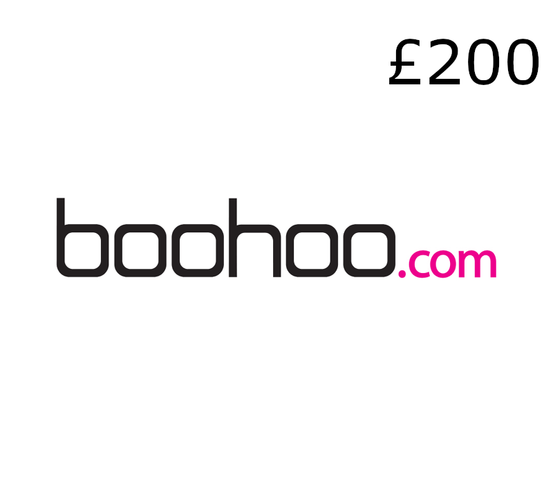 

Boohoo.com £200 Gift Card UK