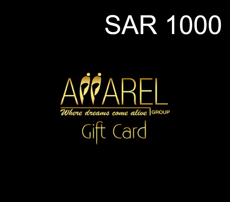 

Apparel Gift Card 1000 SAR Gift Card SA