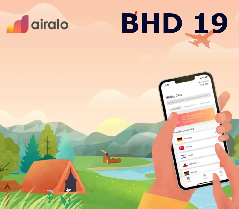 

Airalo 19 BHD Gift Card BH